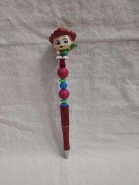 Disney Doorable-Andy- Handmade Beaded Pen
